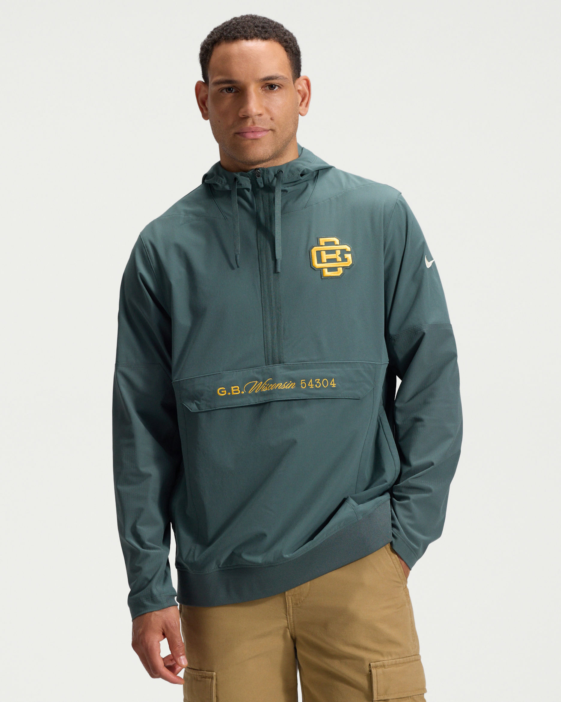 Green Bay Packers Rivalries Collection Sideline Anorak Men's Nike